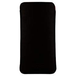 Knomo Leather Sleeve for iPhone 6s Plus, Black